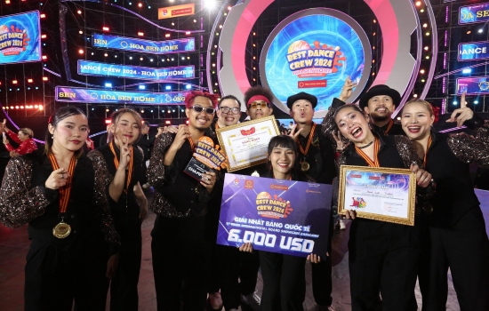 PLANET LOCK giành quán quân bảng Quốc tế hạng mục Showcase của Dalat Best Dance Crew 2024 - Hoa Sen Home International Cup với giải thưởng 6000 USD