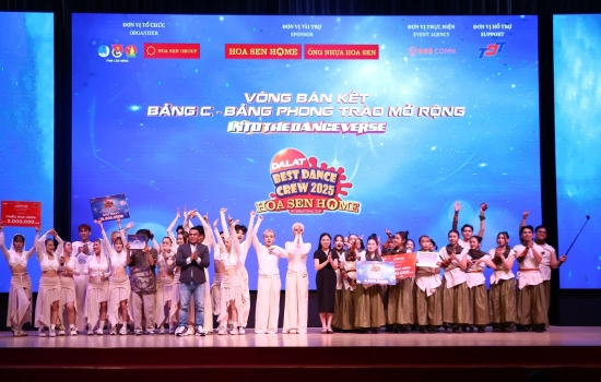 Lộ diện 5 nhóm nhảy đầu tiên sẽ tranh tài tại Chung kết Dalat Best Dance Crew 2025 – Hoa Sen Home International Cup